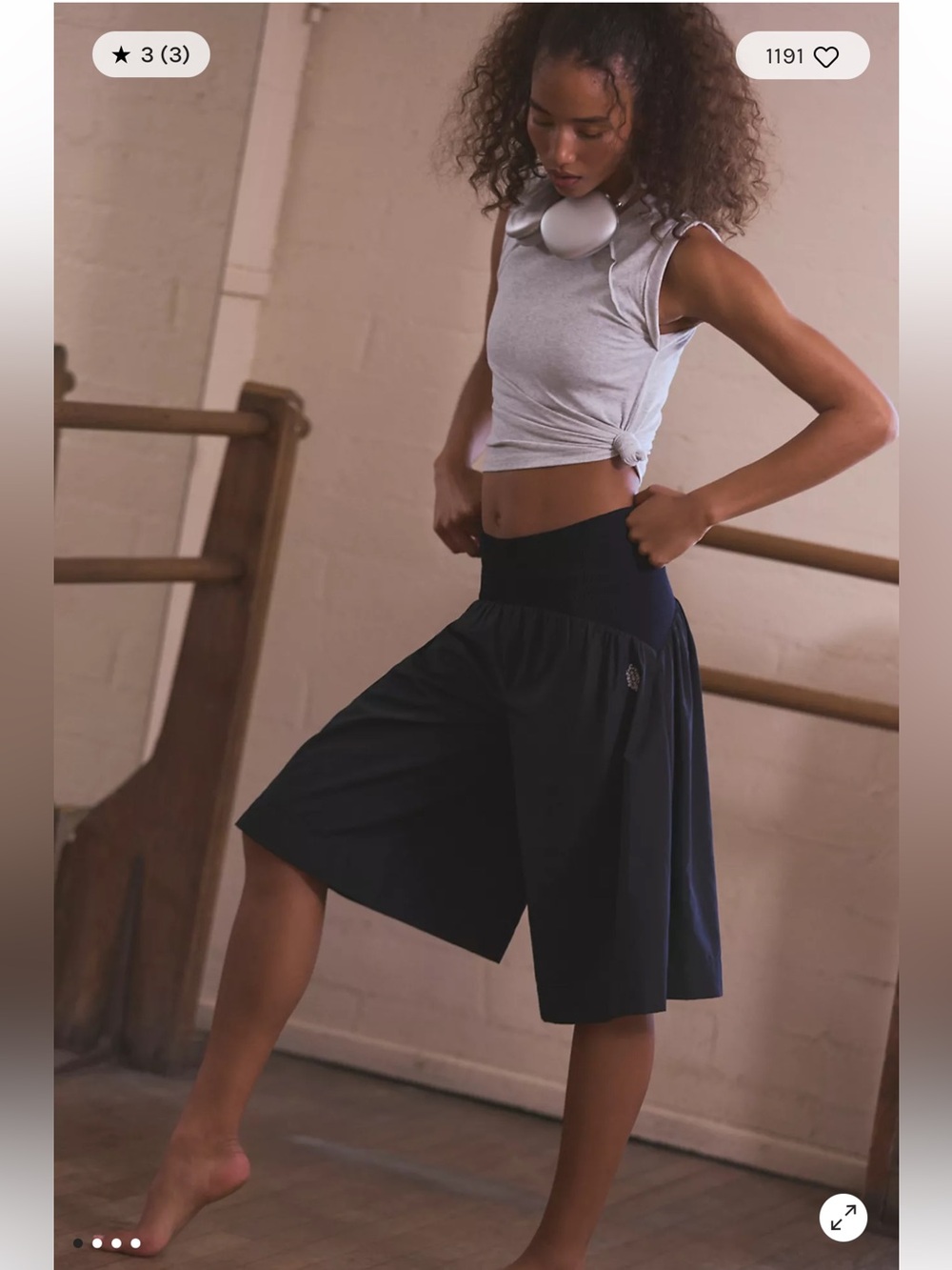 NWT Free People Movement Carpe Diem Capris